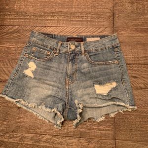 aeropostale high waisted shorty shorts